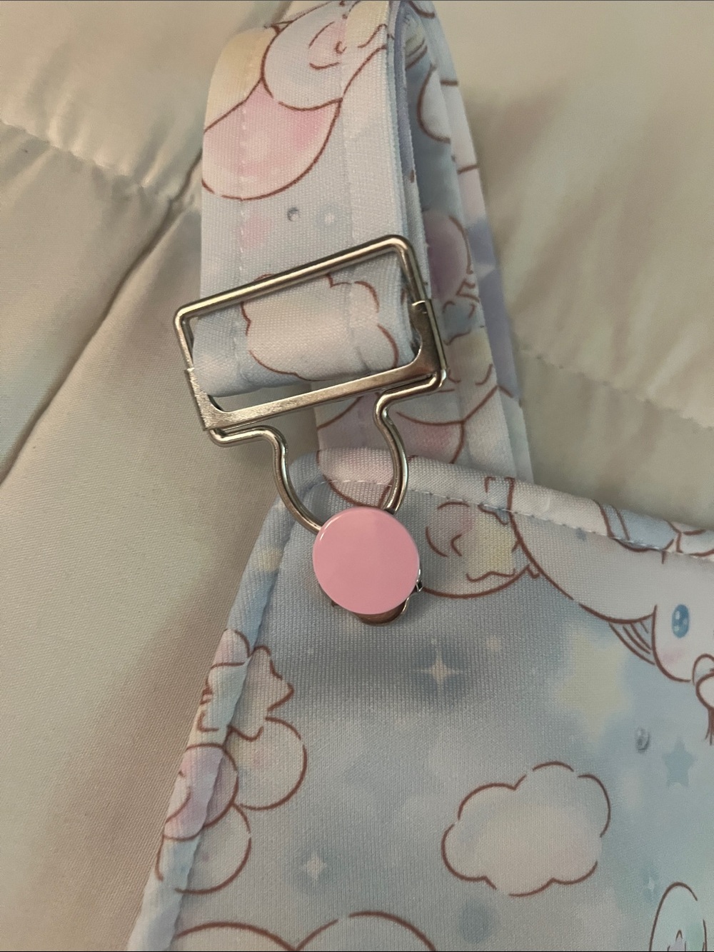 Cinnamoroll Blue Print Adults Overalls Shorts Hot Tooic - Picture 4 of 6